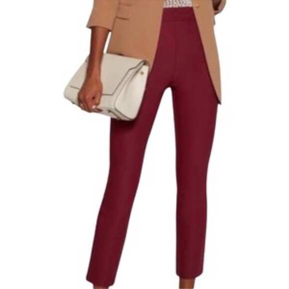 Theory Bimsa  Approach Pant - Deep Raspberry 10 - Picture 1 of 5